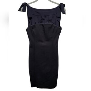 Bird by Juicy Couture bow tie strap black dress